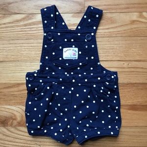 Carters Baby Girl Overall Shorts
